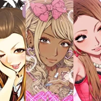 Three gyaru girlies
