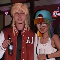 Rainbow Dash x AJ
