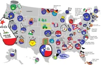 US states mapping