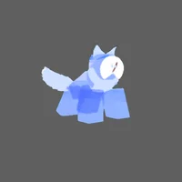 Bright blue slime pu