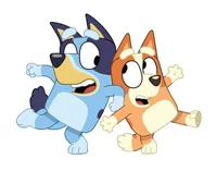 Bluey and Bingo 