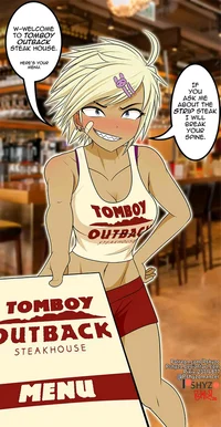 Tomboy waitress