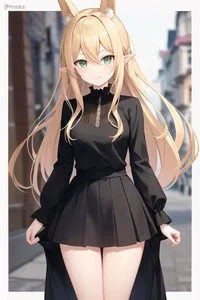 Mila pom wolf jester