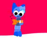 mom emoji cat blue
