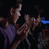 Ponyboy and Johnny 