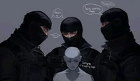3 Masked Soldiers
