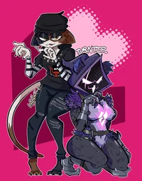 Meowskulls y raven