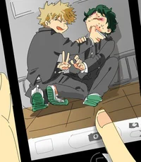 Bakugo and Midoriya