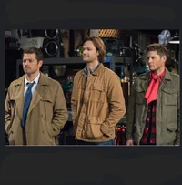 Dean Sam and Castiel