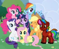 Redwolf and Mane 6