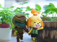 Isabelle x Doom Guy