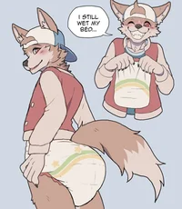Diapered roommate