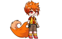 Felix the fire fox