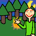 Baldi but camping