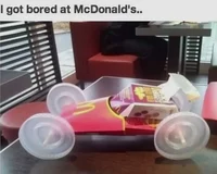 Mcdonalds car