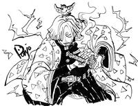 Sanji as Zenitsu
