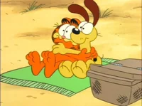 Garfield and Odie