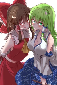 Yan Reimu vs Sanae