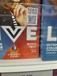 Mango twist hair dye