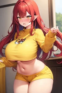 Arya-flustered girl-