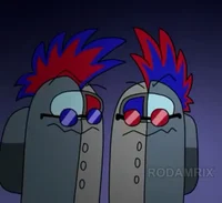 Red-eye and blue-eye