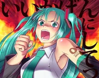 Angry Hatsune Miku