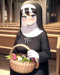 Nun shy