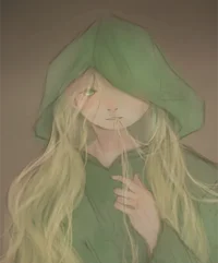 The long haired girl