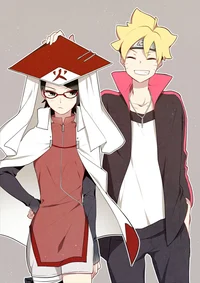 Sarada and boruto 