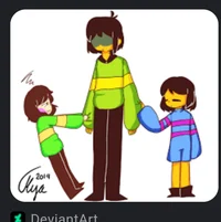 Frisk Chara and Kris