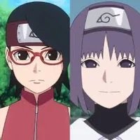 Sarada and Sumire 