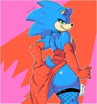 sonic in a dress 