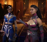 Kitana and mileena