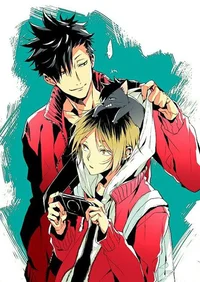 Kenma and Kuroo 