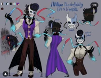 Villian faceles wall