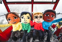 Mii Mascots -Skiing