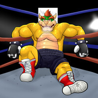 Boxing Bowser