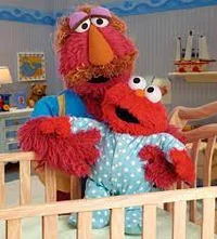 Elmo and his dad