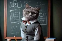 Mr cat the teacher