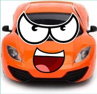 Orange car