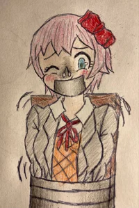 Scared Gagged Sayori
