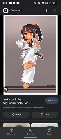 Taekwondo girl