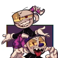 Cup head and mug man