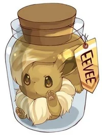 Eevee in a jar