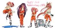 Portal 2 x DDLC