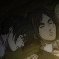 Mikasa and Eren