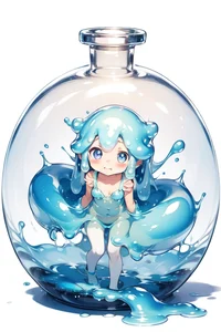 Blue Slime girl 