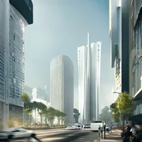 Far Future city life