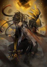 Corrupted Zhongli Au