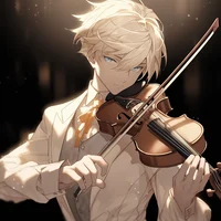 Exhausted Violinist 